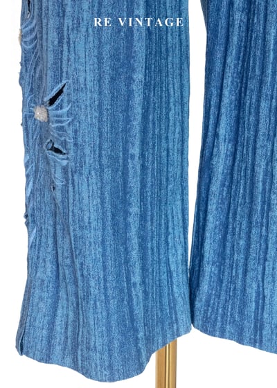 流動水感藝術七分長褲（26"）11