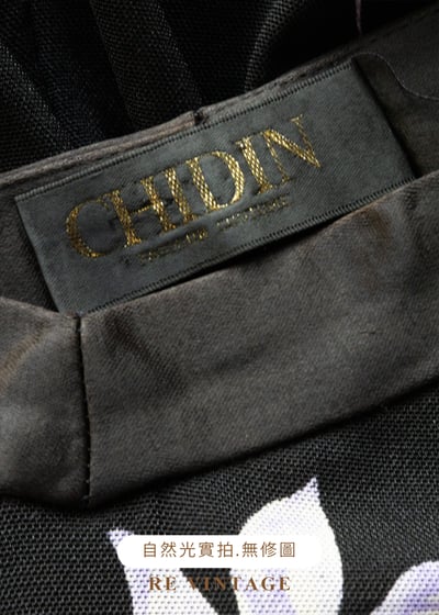 黑夜紫光花火細肩帶洋裝16