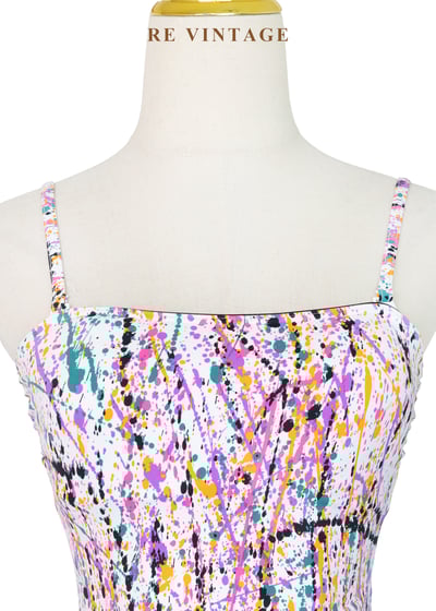 瘋狂潑彩藝術細肩帶背心3