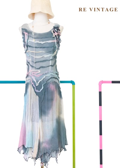 海霧 - 水彩記憶波紋洋裝1