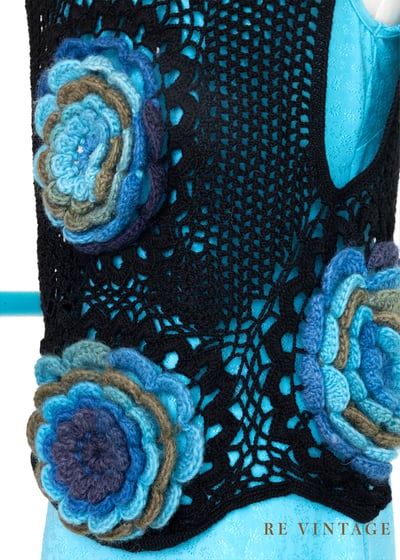 3D立體花朵針織背心9