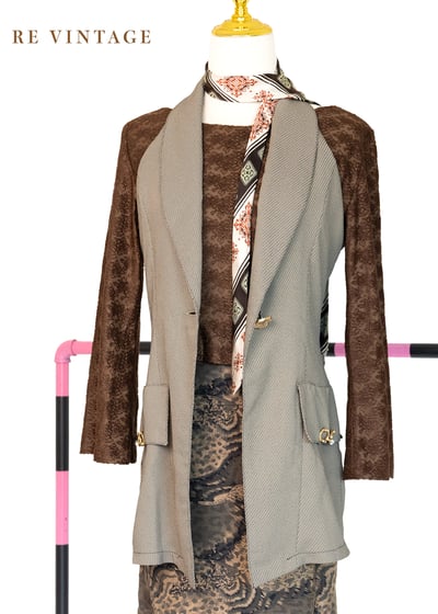 質感單品 - 螺旋貝殼削肩外搭長背心7