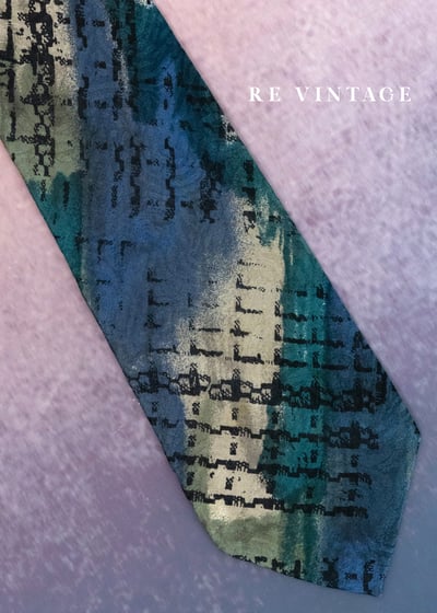 雨後城市 -渲染菱格紋領帶3