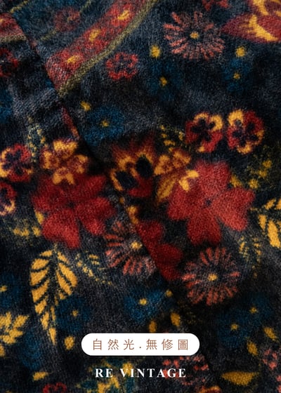 暗夜花毯絨布短裙（28"）10