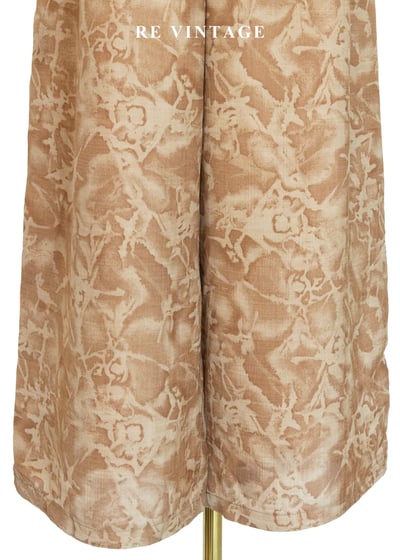 大地雲煙 - 迷幻交融高腰寬版褲（26"）6