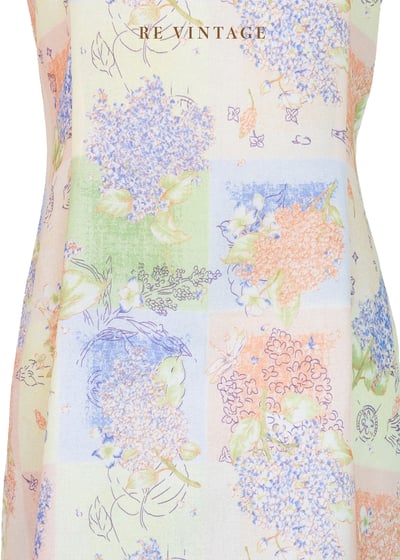 春日淡彩花標本洋裝6