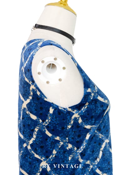 日本製 - 深海時間沖刷鱗片絨布洋裝10