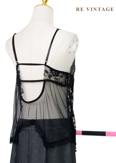 危險的甜美玫瑰蕾絲細肩帶背心9