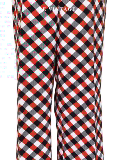 三色斜紋錯視感長褲（28"）4