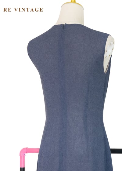 質感單品 - 線條俐落的銀釦迷你洋裝15