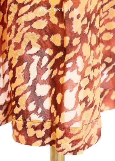 焦糖橘子豹紋來襲細肩帶長洋裝14