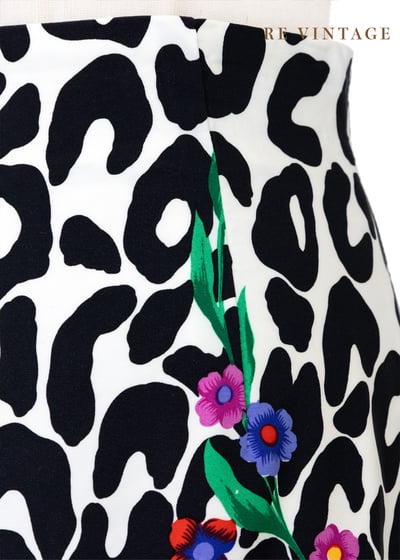 小豹的彩虹花園高腰短裙（26"）5