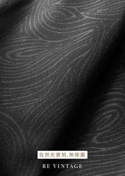 水波漩渦靜中有動黑系喇叭褲11