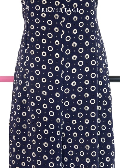 深藍圈圈連身褲6