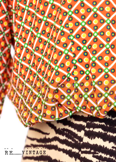 五號骰子橘紅色長袖襯衫8