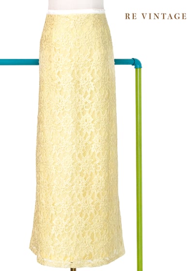Lemon Souffle 檸檬舒芙蕾蕾絲長裙（28"）1