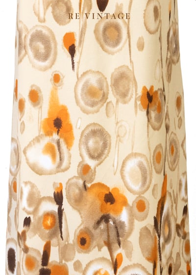 秋日暈染水彩花裙（26"）4