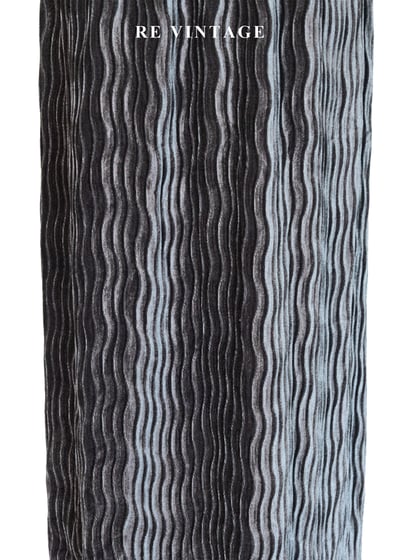 銀河漫遊 - 水波紋壓褶絨布長裙（24-30"）6