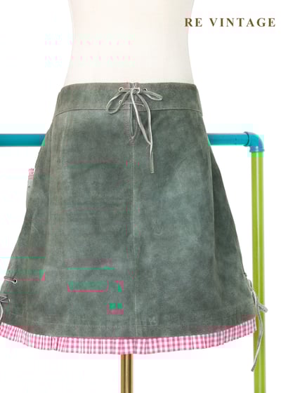 『歐洲寶貝』阿爾卑斯山少女心麂皮短裙10