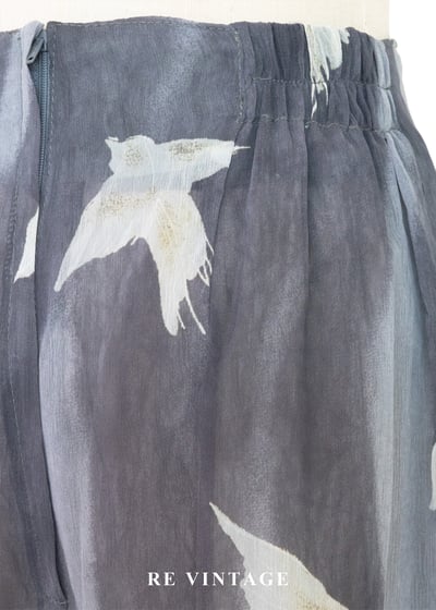 套裝短褲 - 煙雨霧色裡的飛鳥短褲10