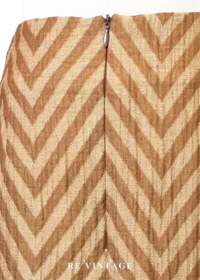 線條琥珀色蕾絲柔軟邊界美裙（27"）10