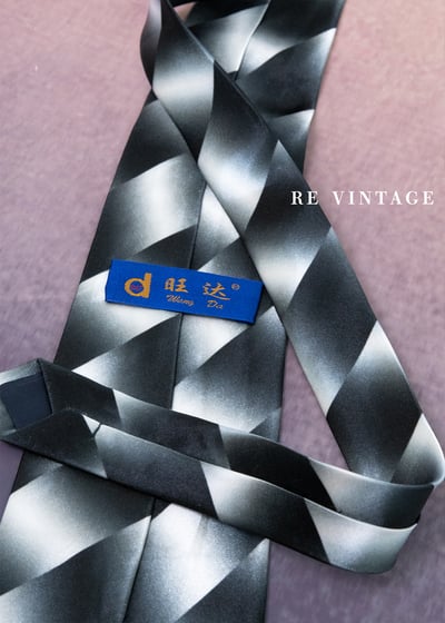 黑白交界地未來感領帶8