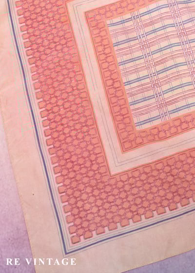 粉紅加州落日絲巾5