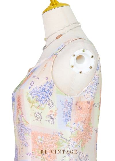 春日淡彩花標本洋裝9