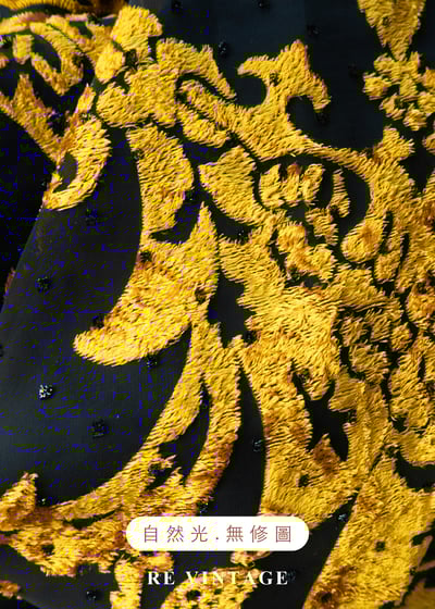 宮廷金碧輝煌繁花圖騰長裙（30"）12