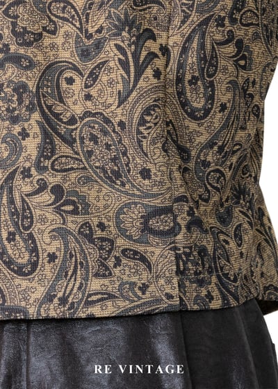 古董金紋變形蟲西裝背心10