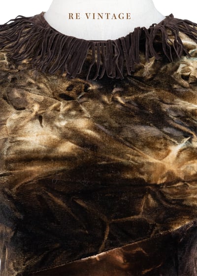 森林閃電流蘇絨布上衣3