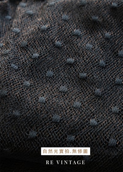 帶點橘棕色光澤的點點網紗長裙（24-30"）8