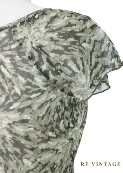 抽象墨染迷彩長版上衣10