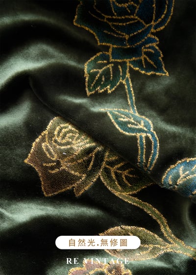 Light between Leaves 刺繡玫瑰絨布上衣12