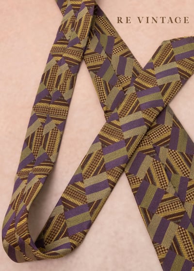 爵士節奏編織謎語領帶3