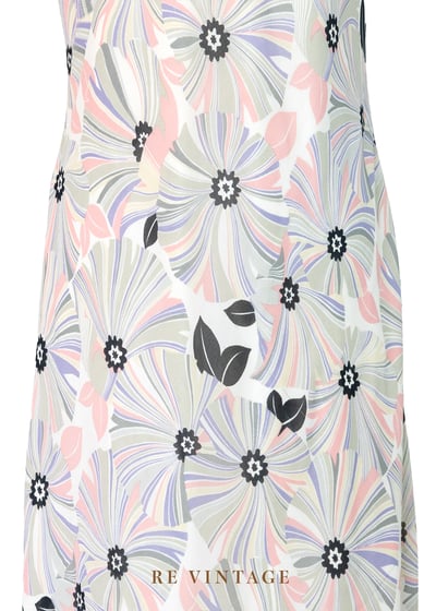 春夏糖粉花開雪紡洋裝8