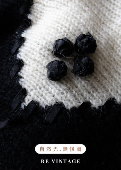 V型黑白序曲溫柔的夢針織毛衣13