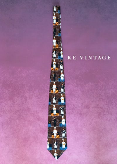 主廚的秘密餐桌工作職人印花領帶2