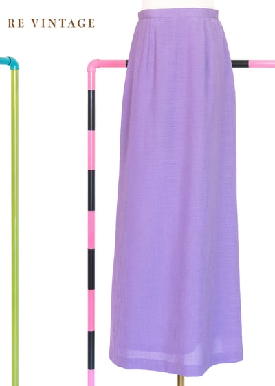 Fairy Wren 紫羅蘭色質感長裙 （25"）6