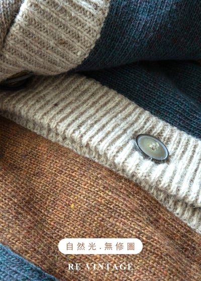 日本製 - 混色大色塊拼貼針織背心13