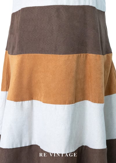 咖啡焦糖糖果拼圖細肩帶洋裝8