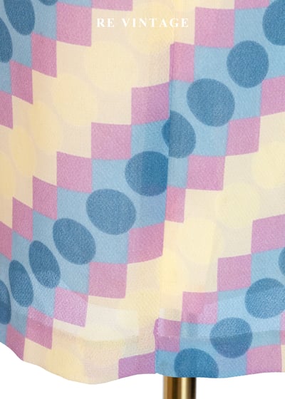 彩虹波點跳格子午後洋裝10