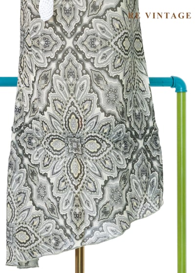 煙雨中的波斯花園 - 經典變形蟲不規則洋裝4