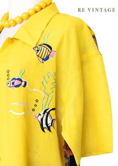 魚兒魚兒熱帶水族箱襯衫9