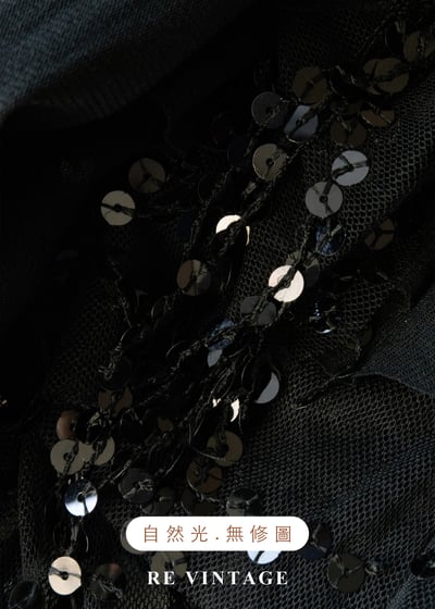 亮片流蘇不規則黑魔女長裙（26-29"）12