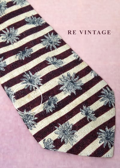 紅棕色越界雛菊領帶12