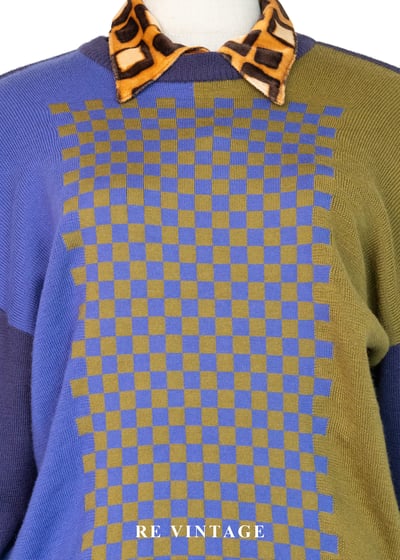 日本製 - 像素拼色小精靈針織毛衣3