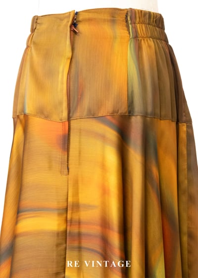 陽光下の液態金橘融光長裙（25-30"）9