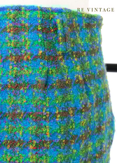 天空與草地交織的毛料短裙（26"）8