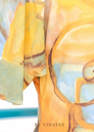 HABIT 抽象藝術圖夏日上衣8